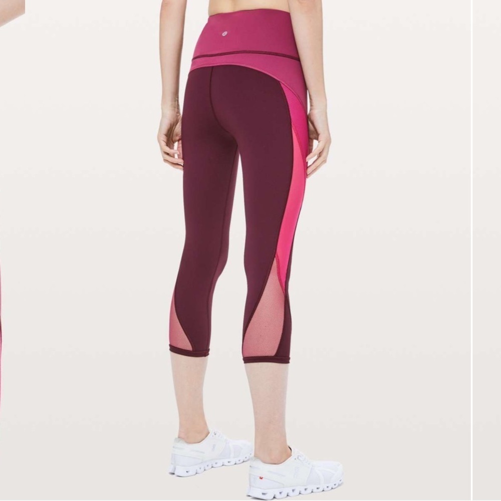 Lululemon Colour Me Ombre High-Rise Crop 21” | Size 6 | Full-On Luxtreme